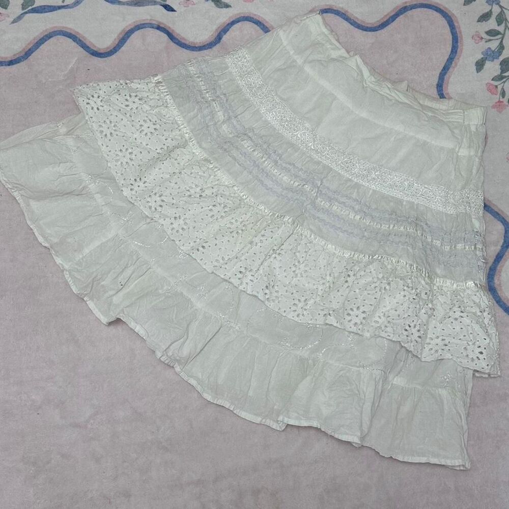 Beautees Women's White Skirt
